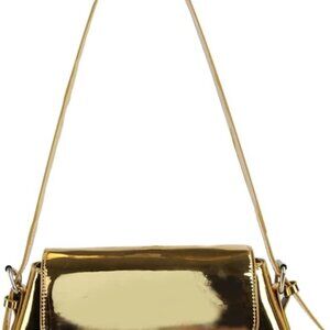 Shoulder Purses for Women Dressy Evening Bag Metallic Clutch Y2k Sparkly Hobo Cr